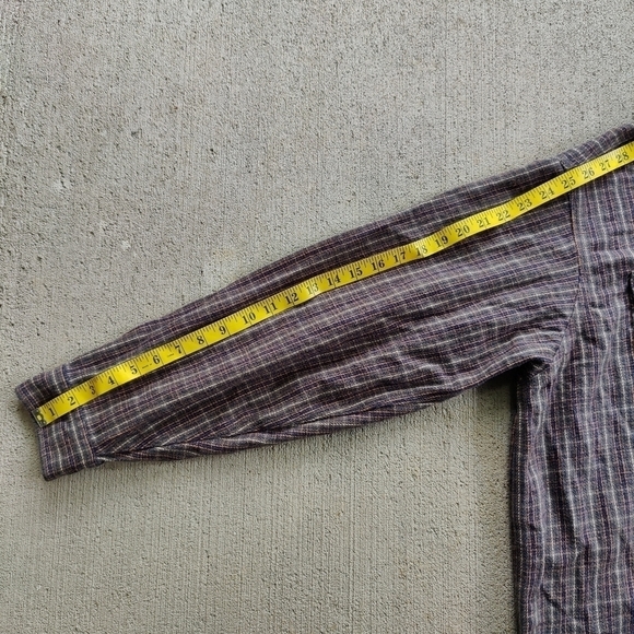 Vintage Carhartt Made In USA Thick Plaid Flannel Button Up LS Shirt Men's 2XL T - Picture 8 of 9